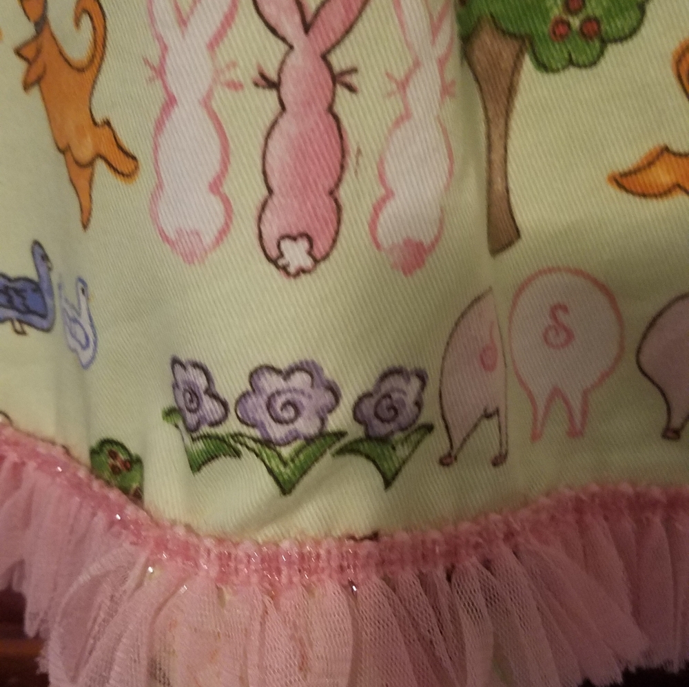 Vintage whimsical homemade miniskirt - Picture 2 of 6